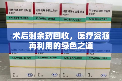 蚌埠术后剩余药回收，医疗资源再利用的绿色之道